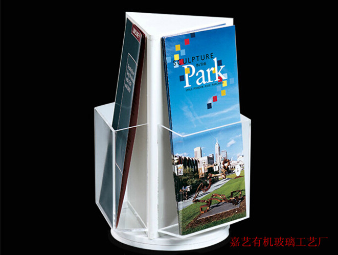 亞克力旋轉資料架