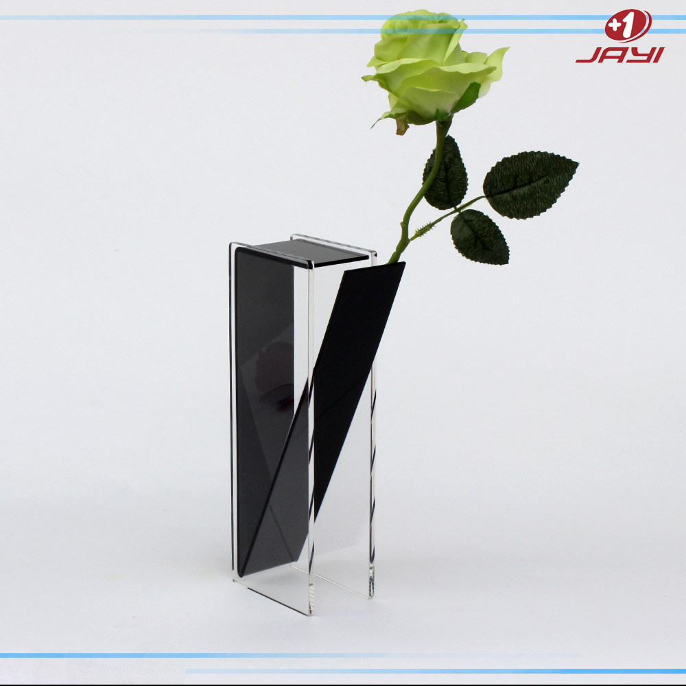 有機(jī)玻璃黑色簡約款花瓶